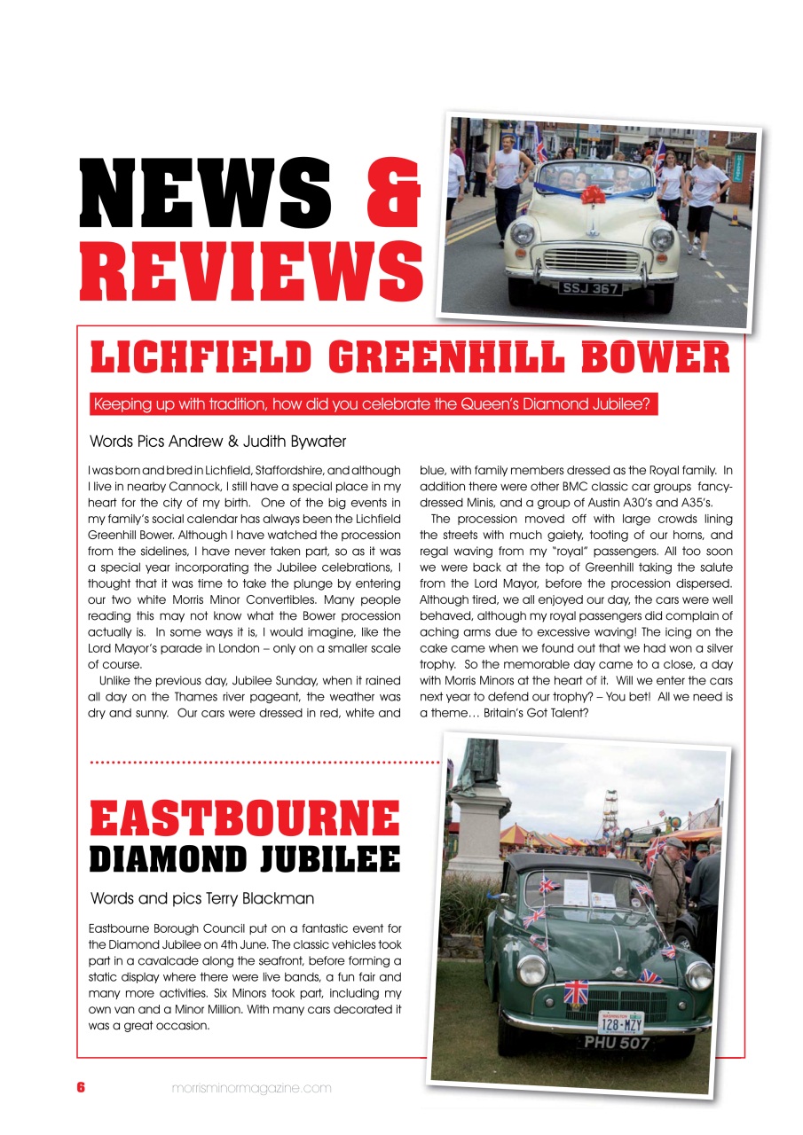 Morris Minor Magazine Preview Pages