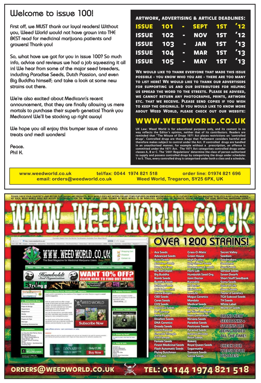 Weed World Preview Pages