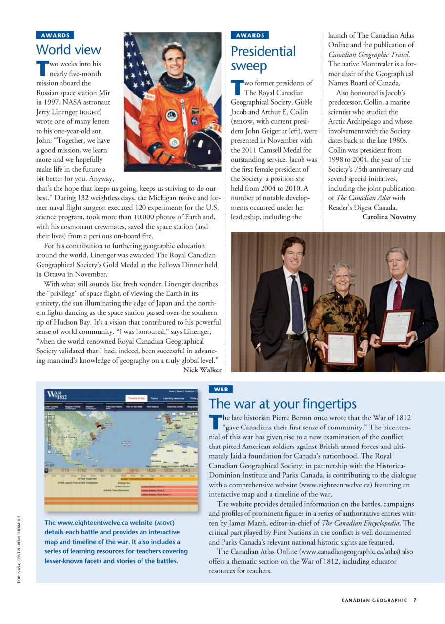 Canadian Geographic Preview Pages