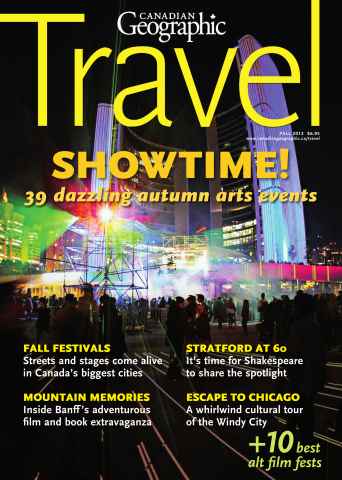 Canadian Geographic issue Fall Travel 2012