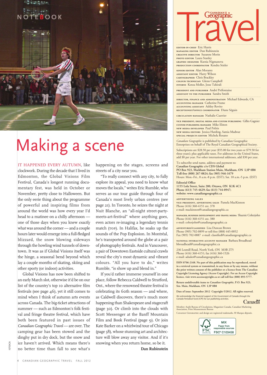 Canadian Geographic Preview Pages