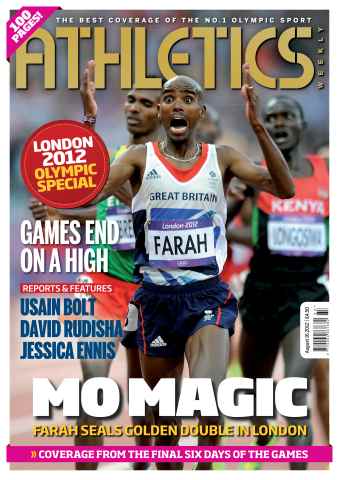 AW – Athletics Weekly Magazine issue AW August 16 2012