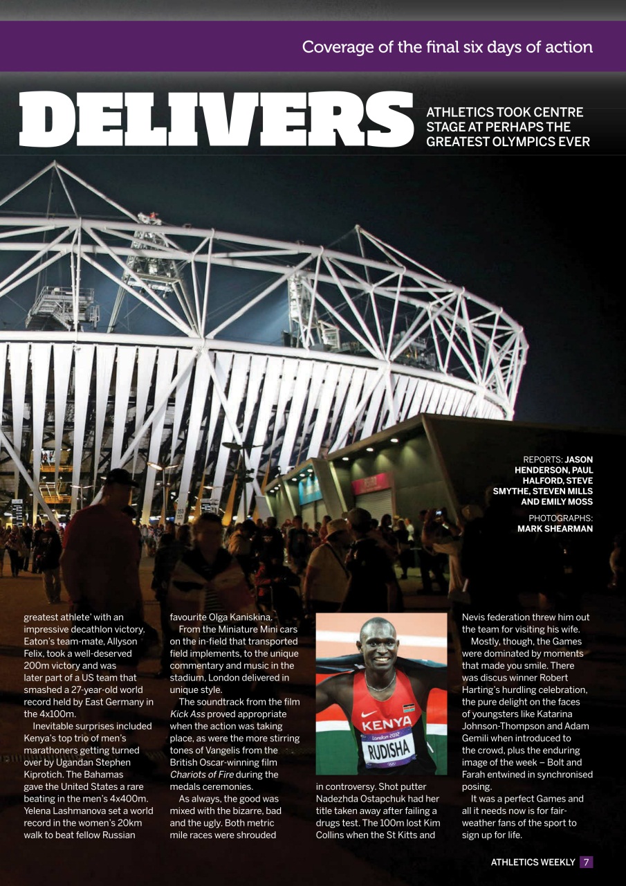 AW – Athletics Weekly Magazine Preview Pages