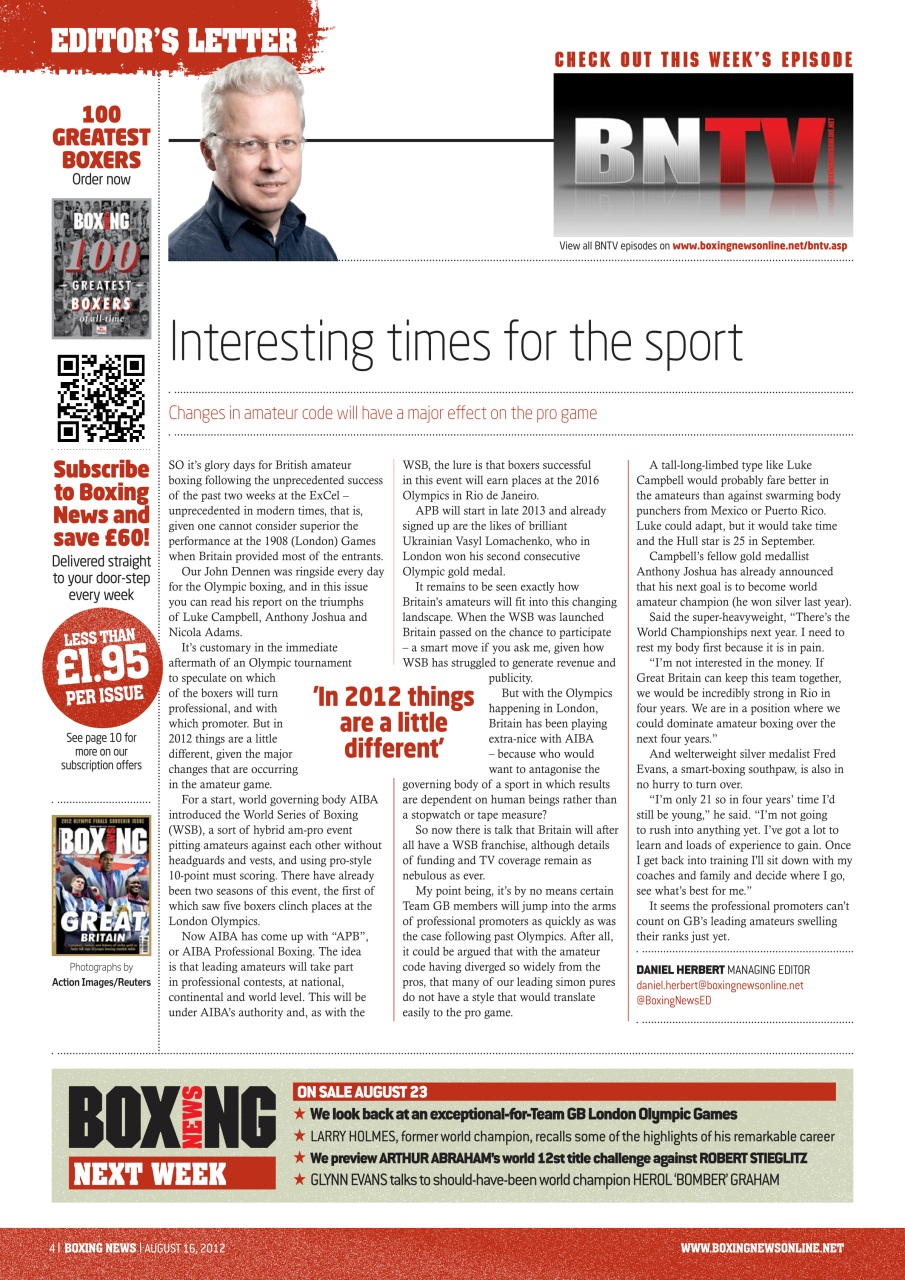 Boxing News Preview Pages