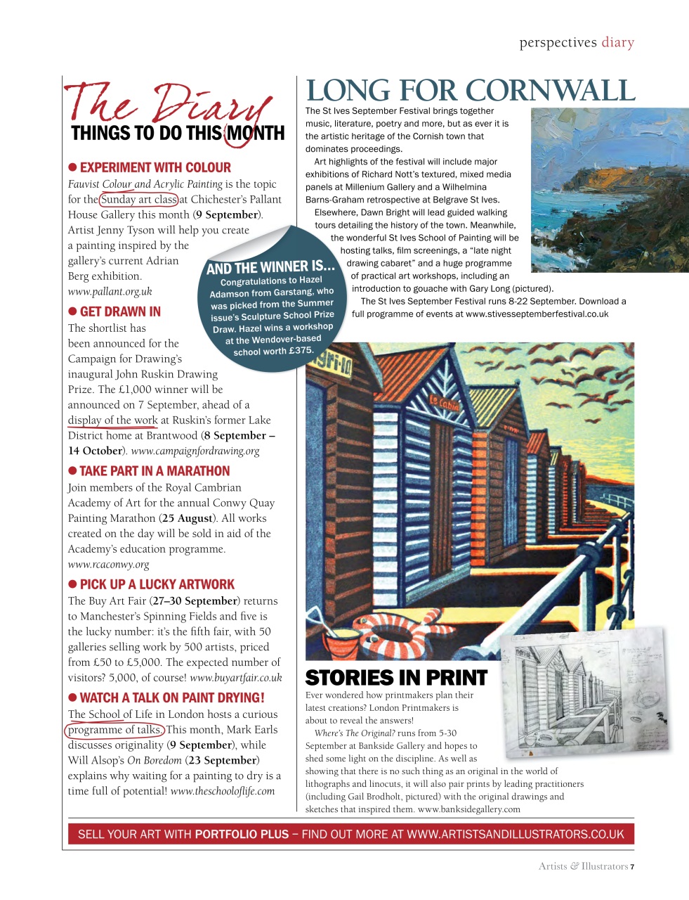 Artists & Illustrators Preview Pages