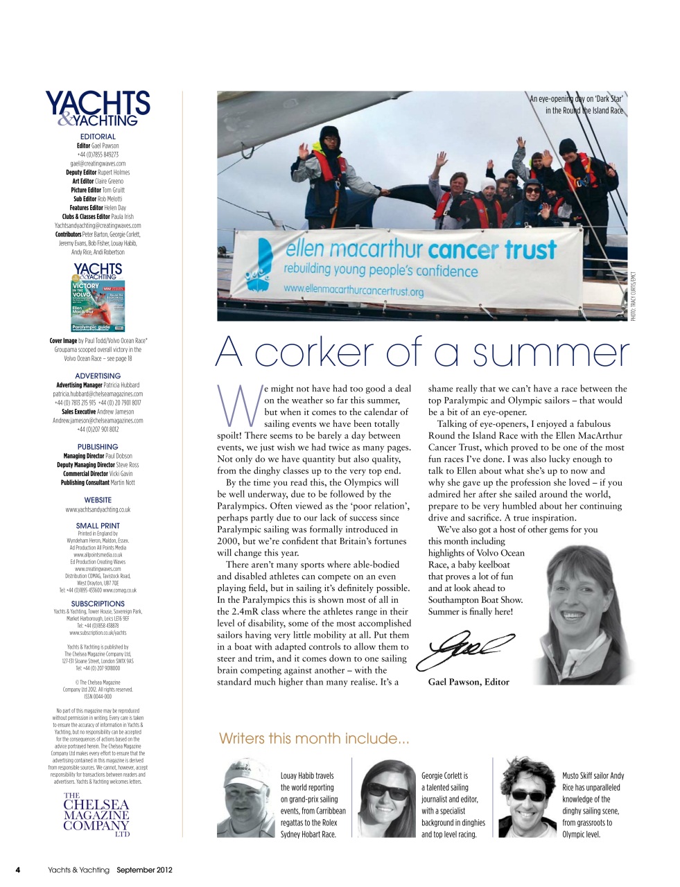 Yachts & Yachting Preview Pages