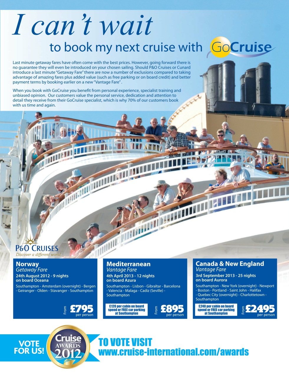Cruise & Travel Preview Pages