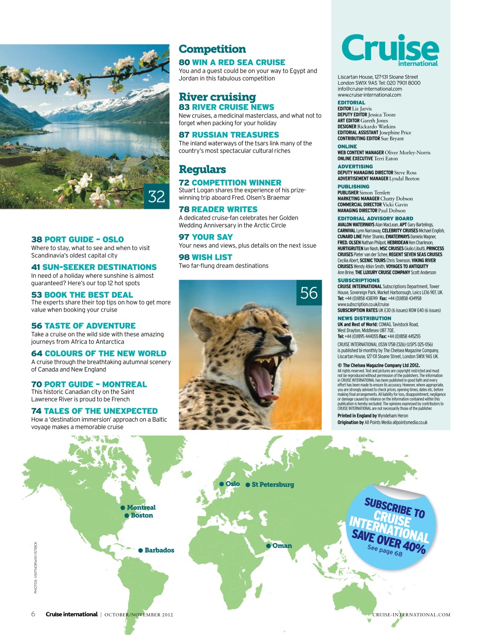 Cruise & Travel Preview Pages