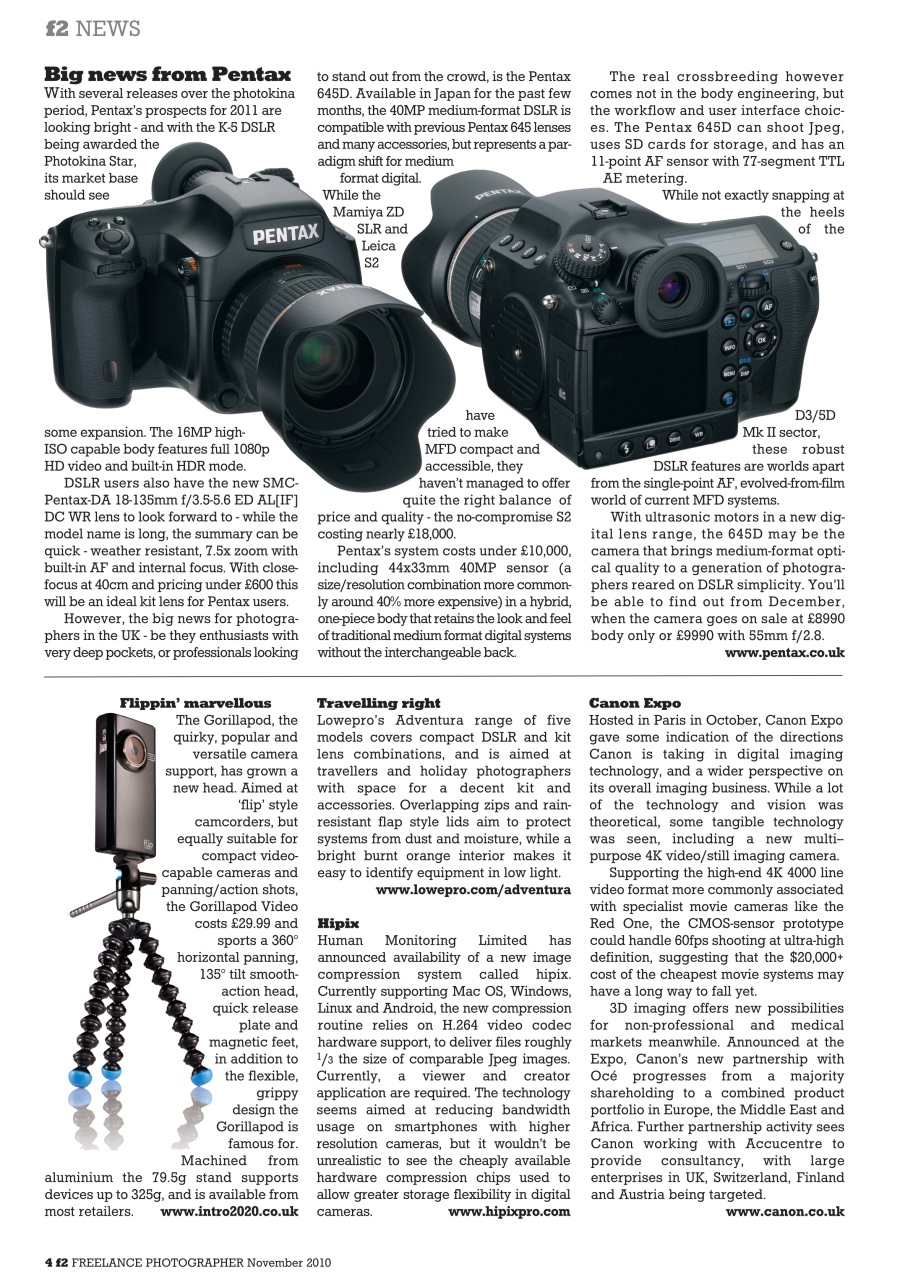 f2 Cameracraft Preview Pages