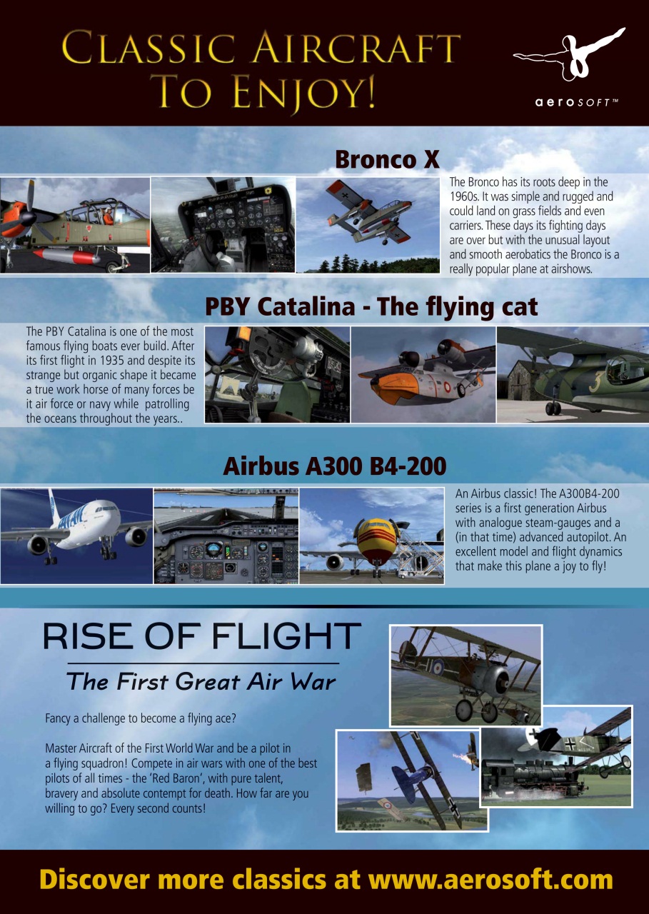 Classic Aircraft Preview Pages