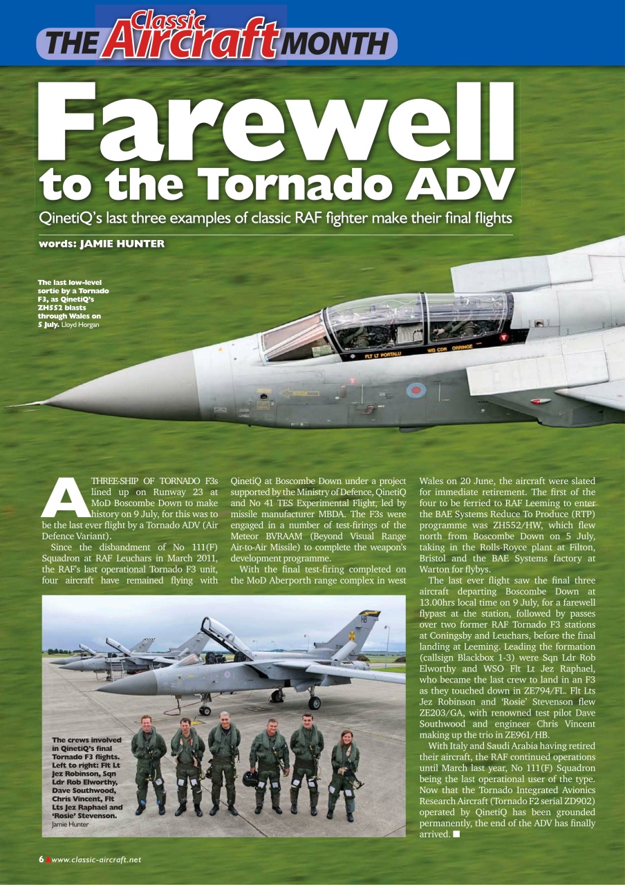 Classic Aircraft Preview Pages