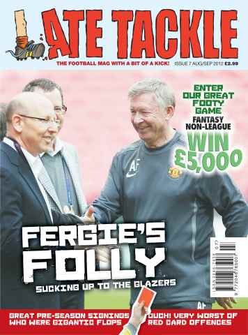 Late Tackle Football Magazine issue Aug-Sep 2012