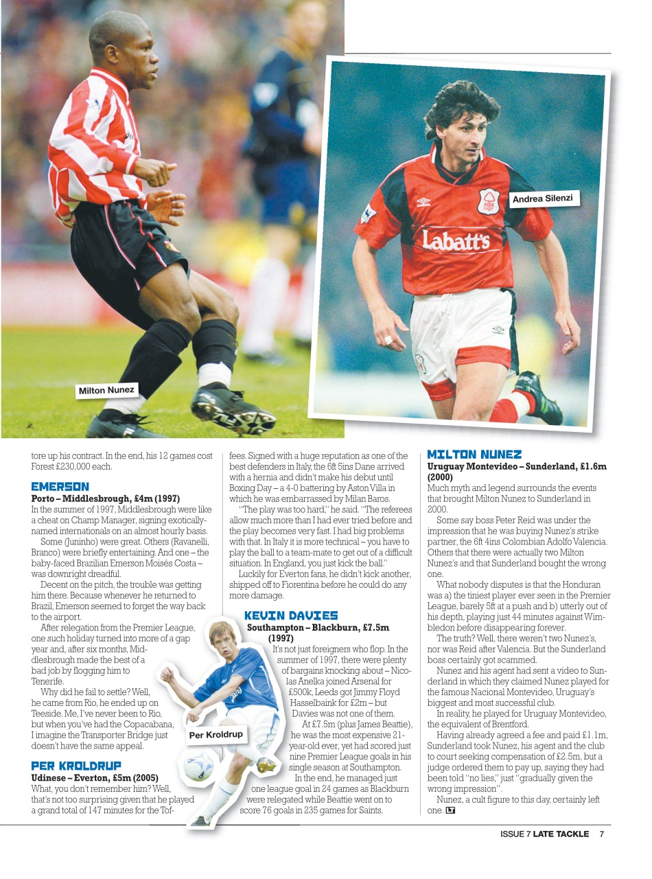 Late Tackle Football Magazine Preview Pages