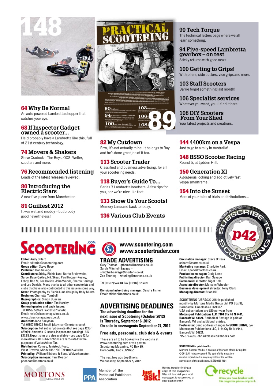 Scootering Preview Pages