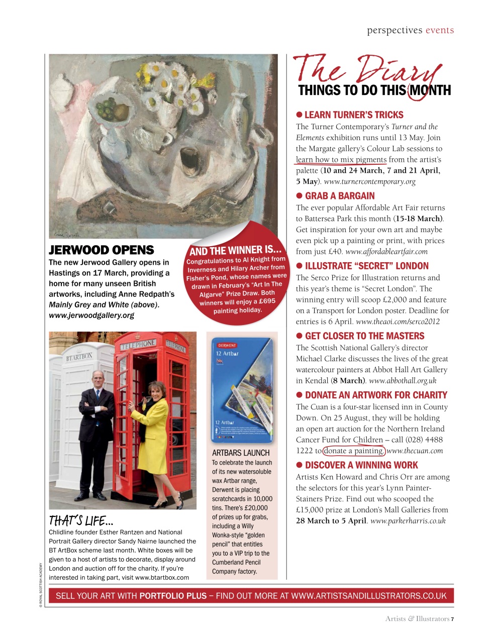 Artists & Illustrators Preview Pages