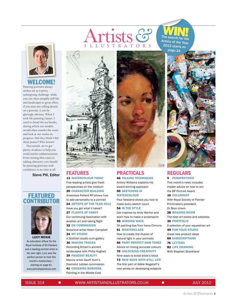 Artists & Illustrators Preview Pages