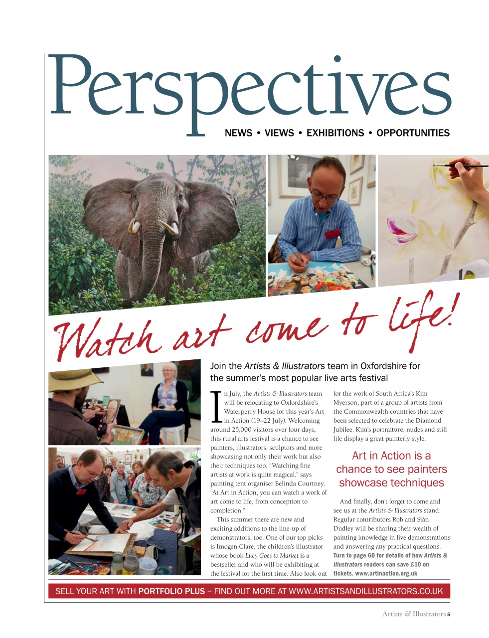 Artists & Illustrators Preview Pages