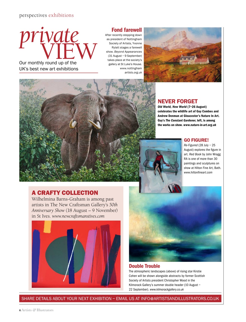 Artists & Illustrators Preview Pages