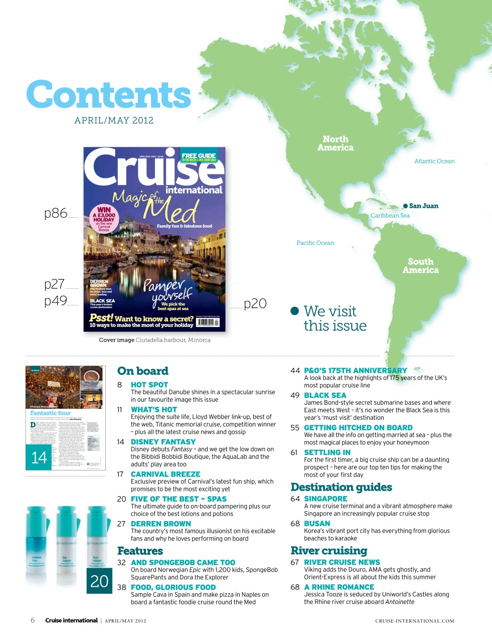 Cruise & Travel Preview Pages