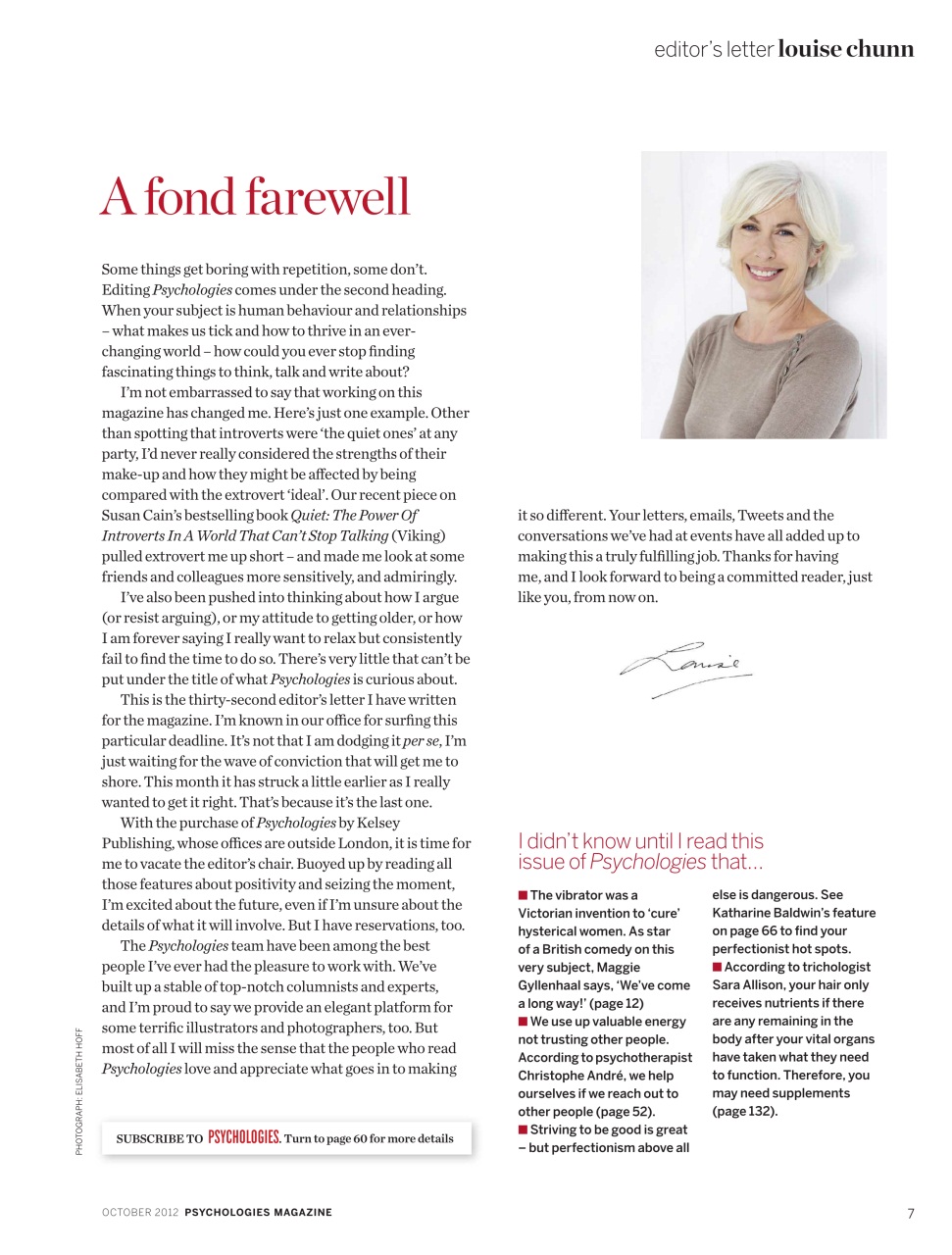 Psychologies Preview Pages