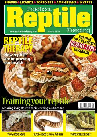 Practical Reptile Keeping issue No.41 Reptile training