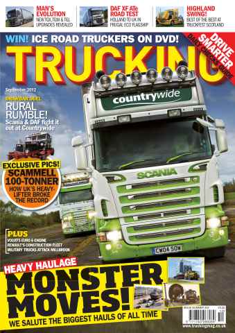 Trucking Magazine issue Trucking September 12