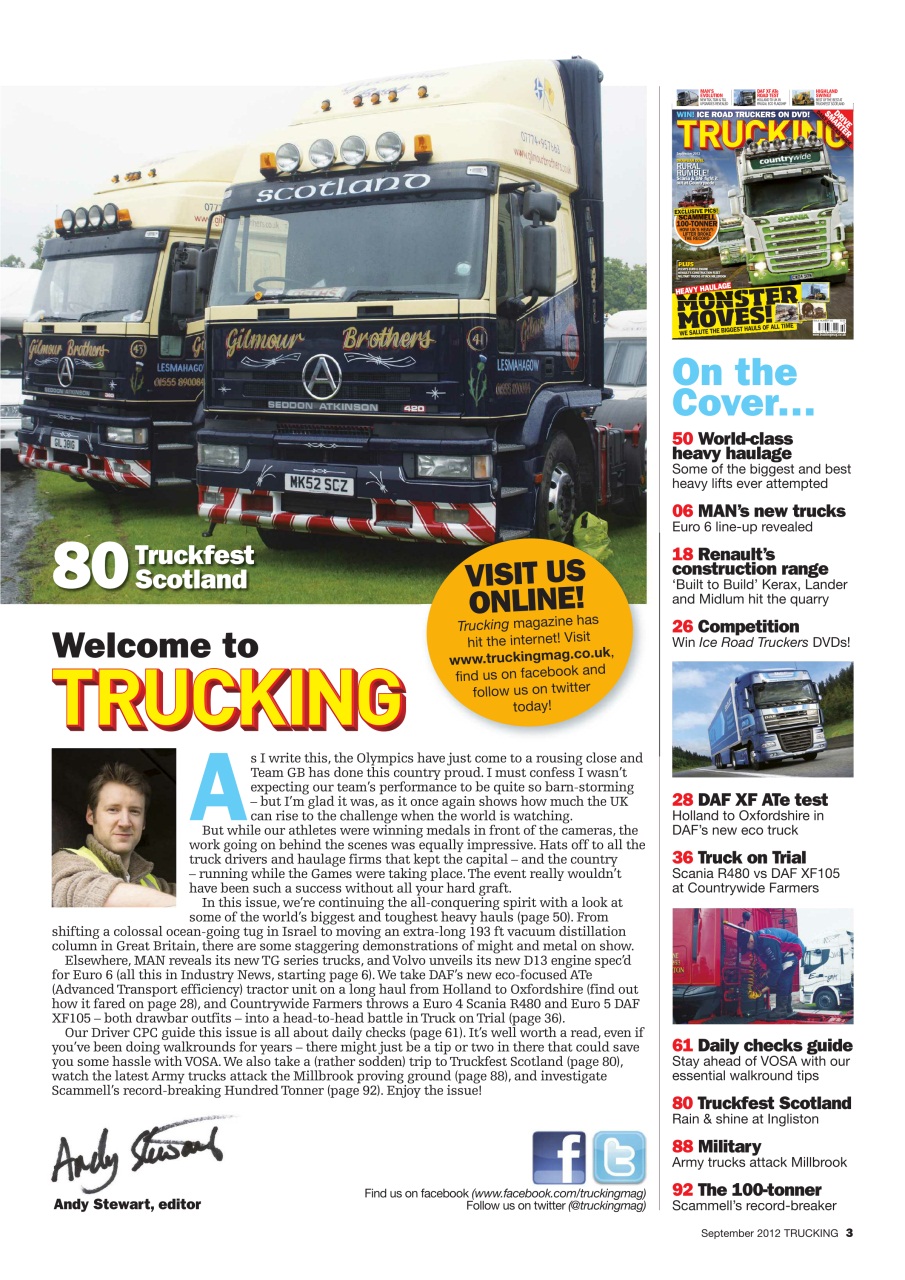 Trucking Magazine Preview Pages