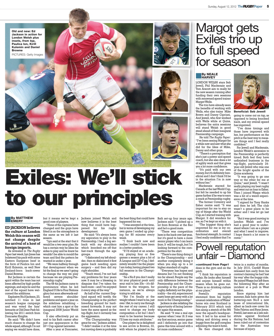The Rugby Paper Preview Pages