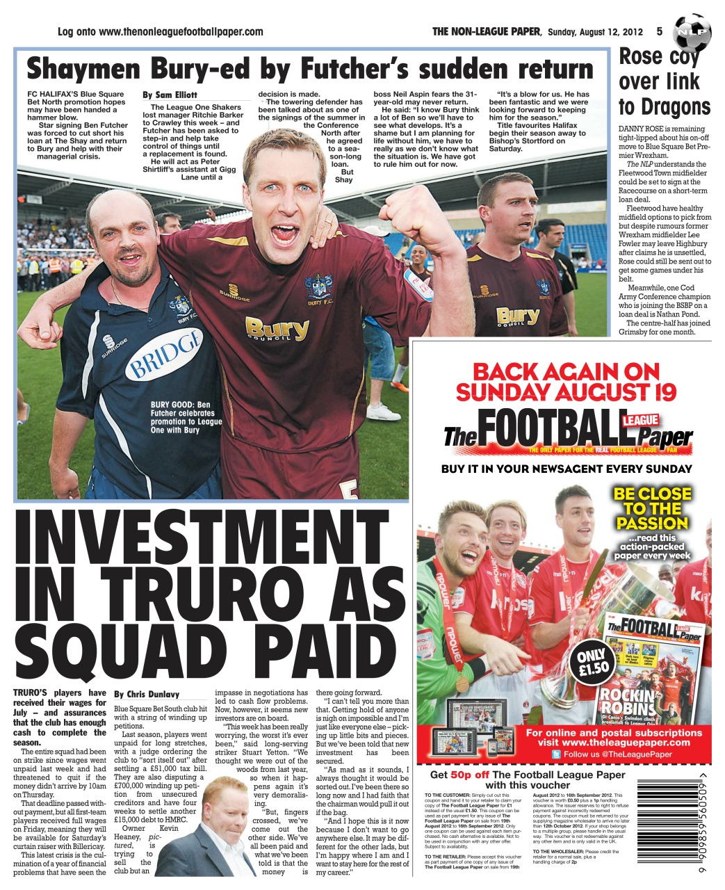 The Non-League Football Paper Preview Pages