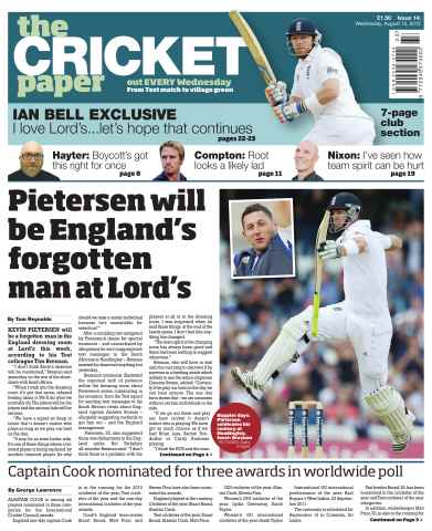 The Cricket Paper issue August 15th 2012