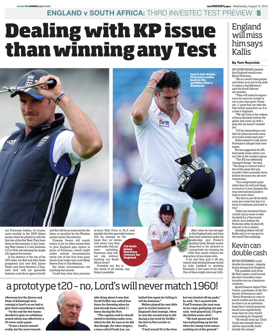 The Cricket Paper Preview Pages