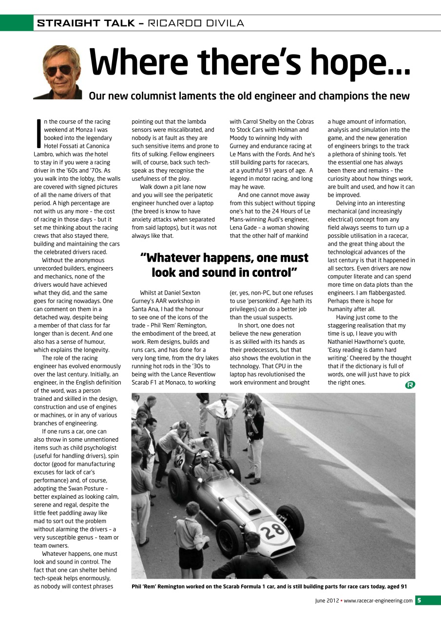 Racecar Engineering Preview Pages