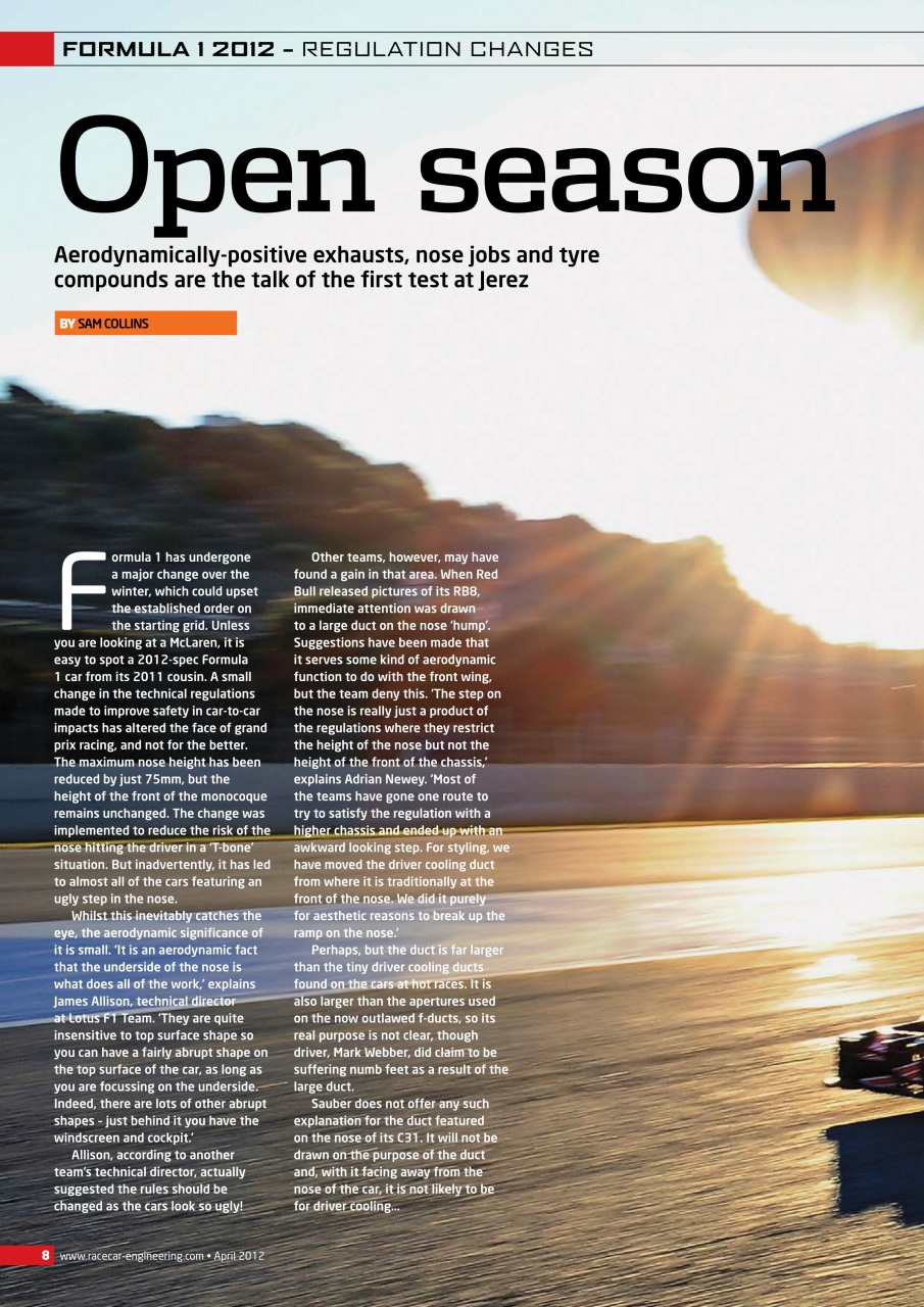 Racecar Engineering Preview Pages