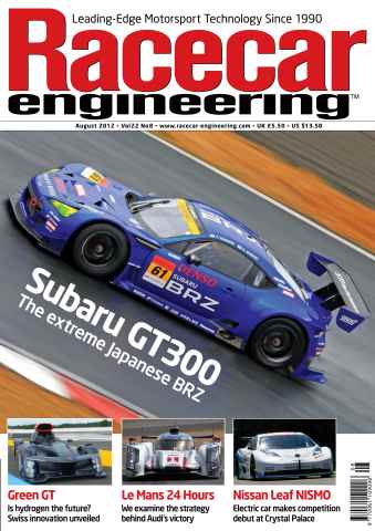 Racecar Engineering issue August 2012