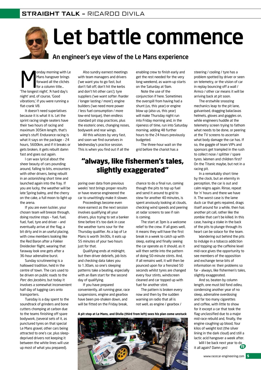 Racecar Engineering Preview Pages