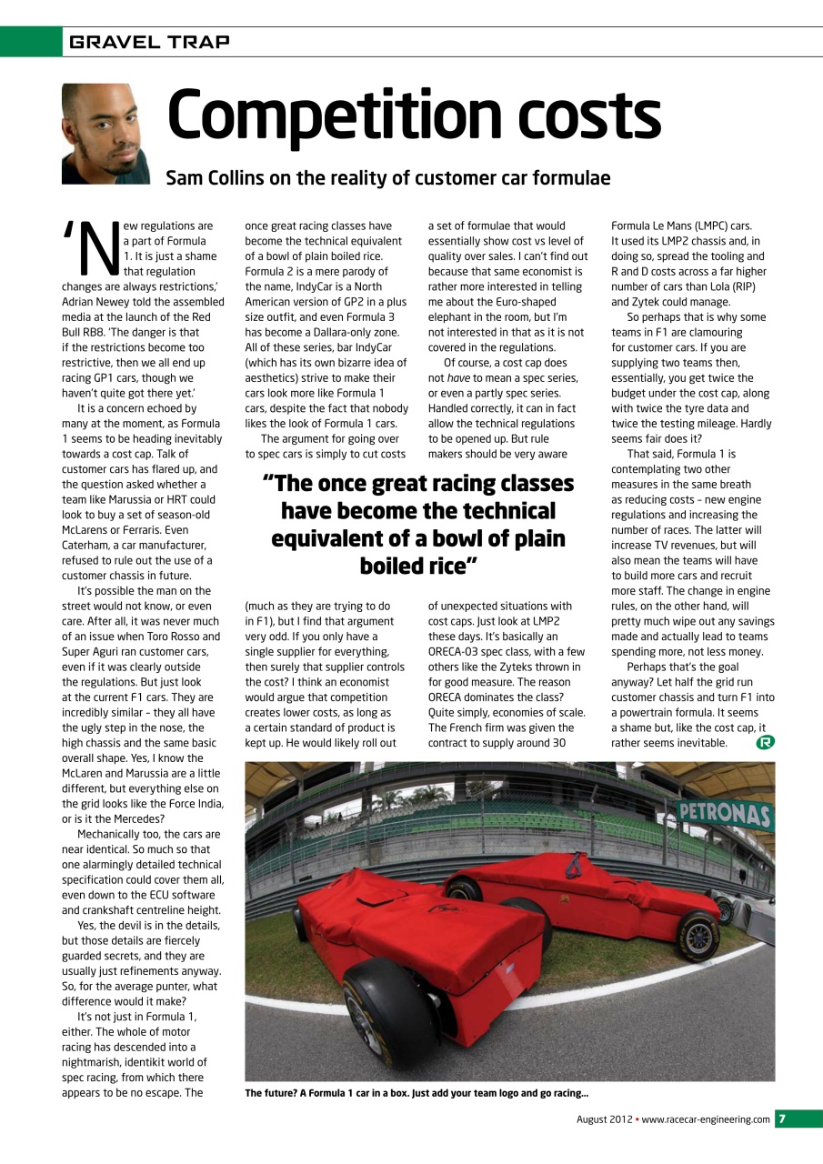 Racecar Engineering Preview Pages