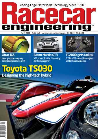 Racecar Engineering issue March 2012