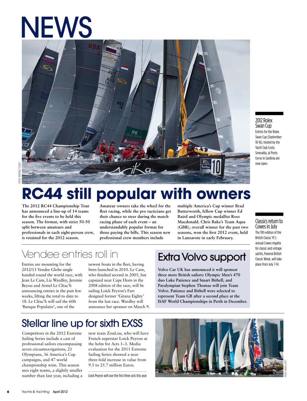 Yachts & Yachting Preview Pages
