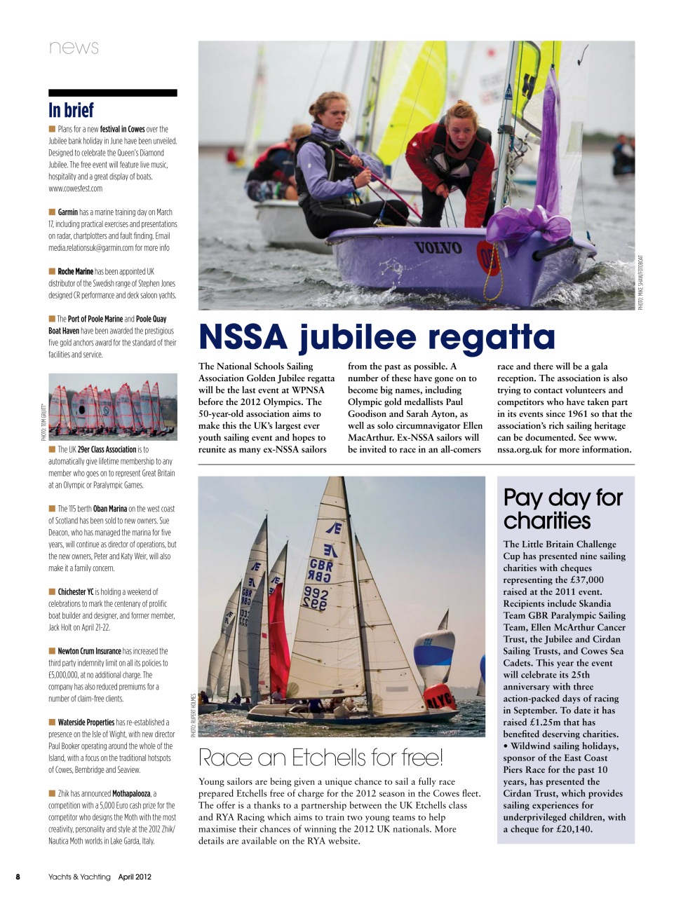 Yachts & Yachting Preview Pages