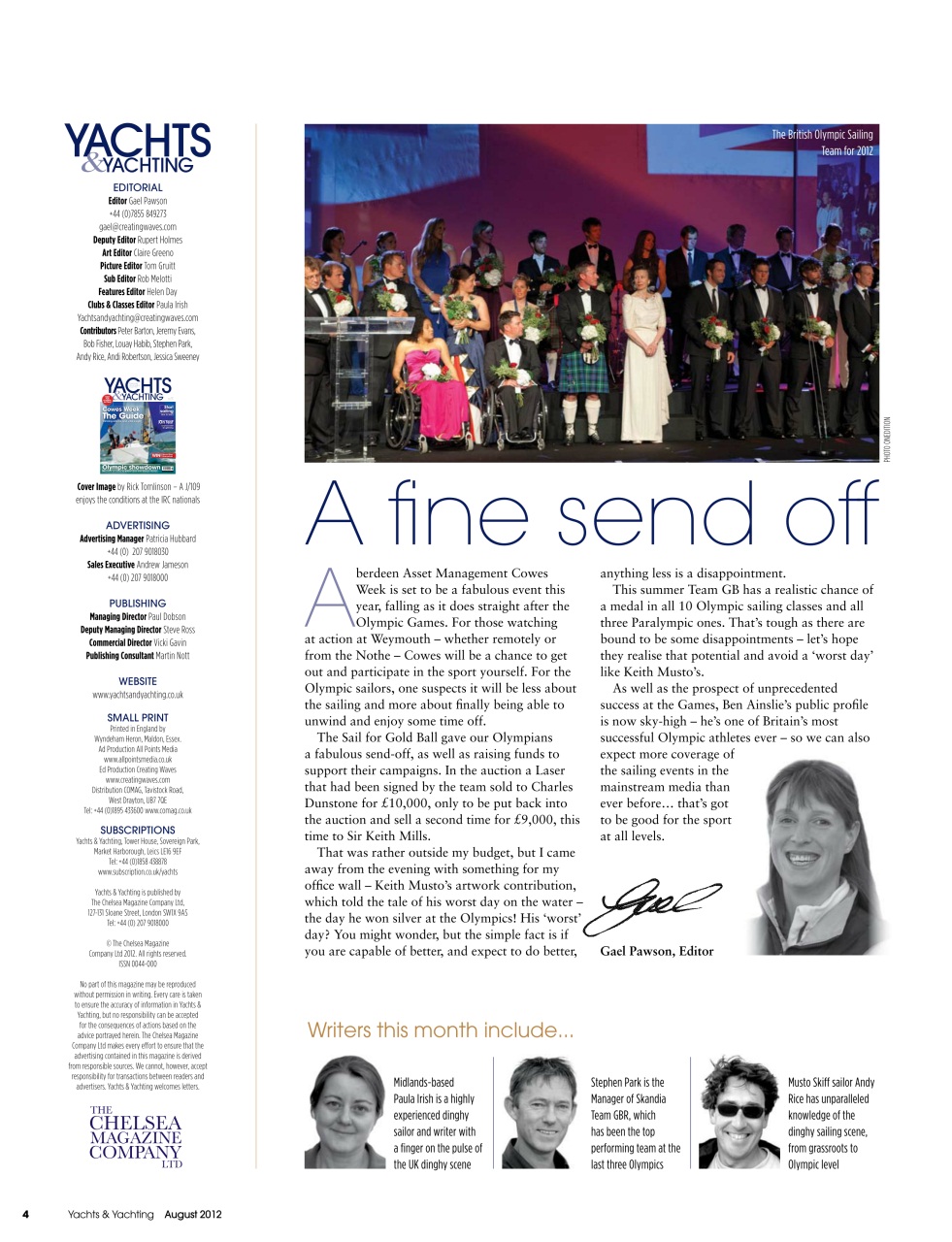 Yachts & Yachting Preview Pages