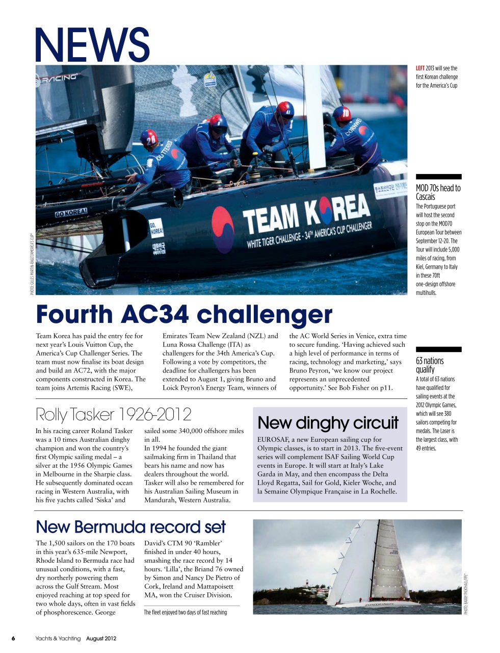 Yachts & Yachting Preview Pages