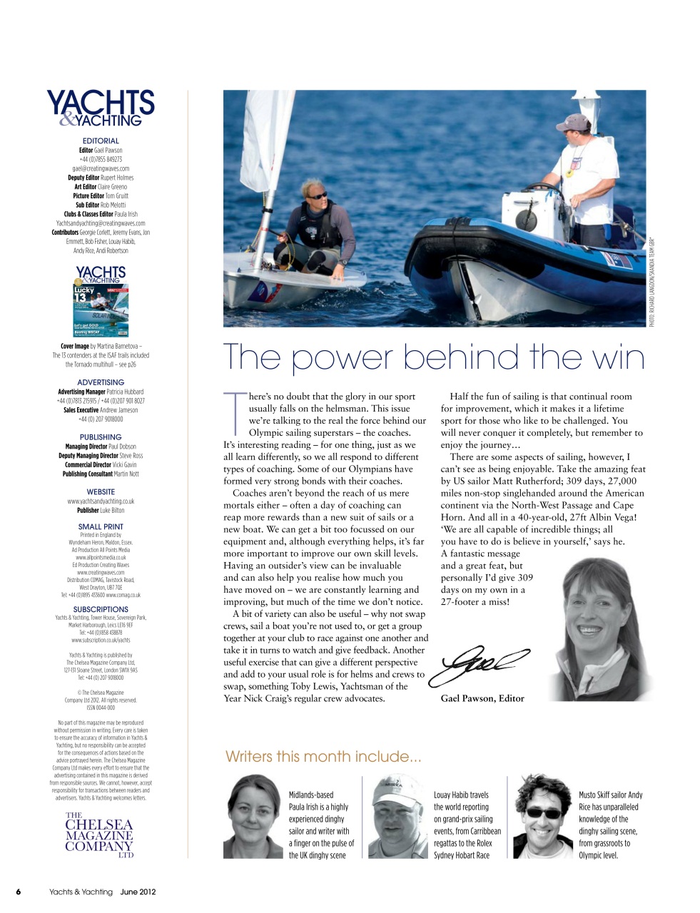 Yachts & Yachting Preview Pages