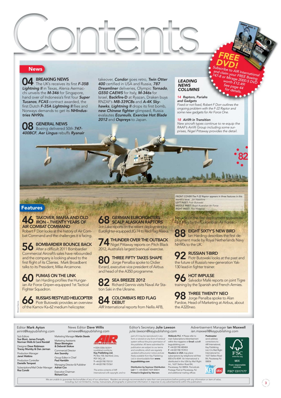 AIR International Preview Pages