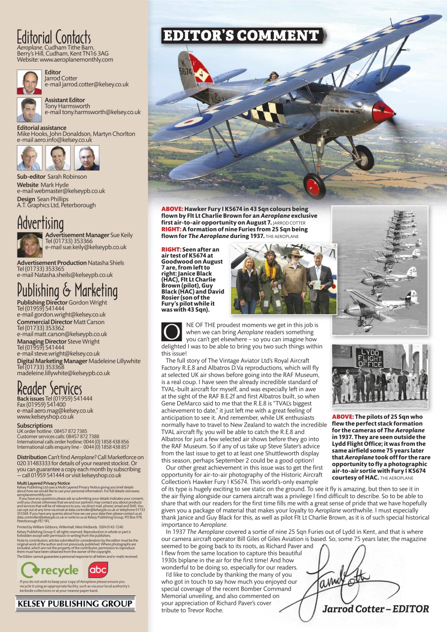 Aeroplane Preview Pages