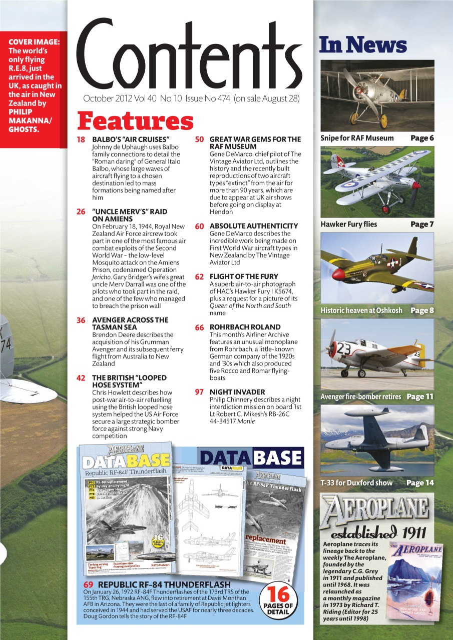 Aeroplane Preview Pages