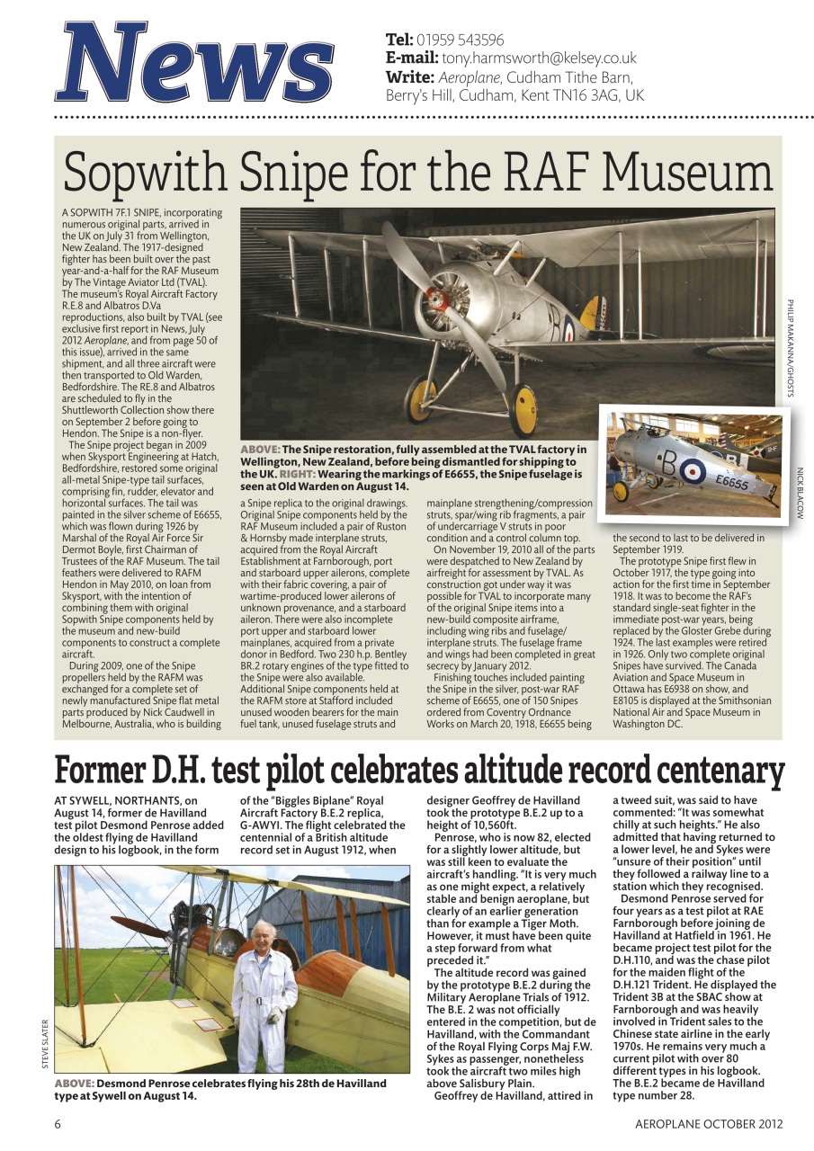 Aeroplane Preview Pages