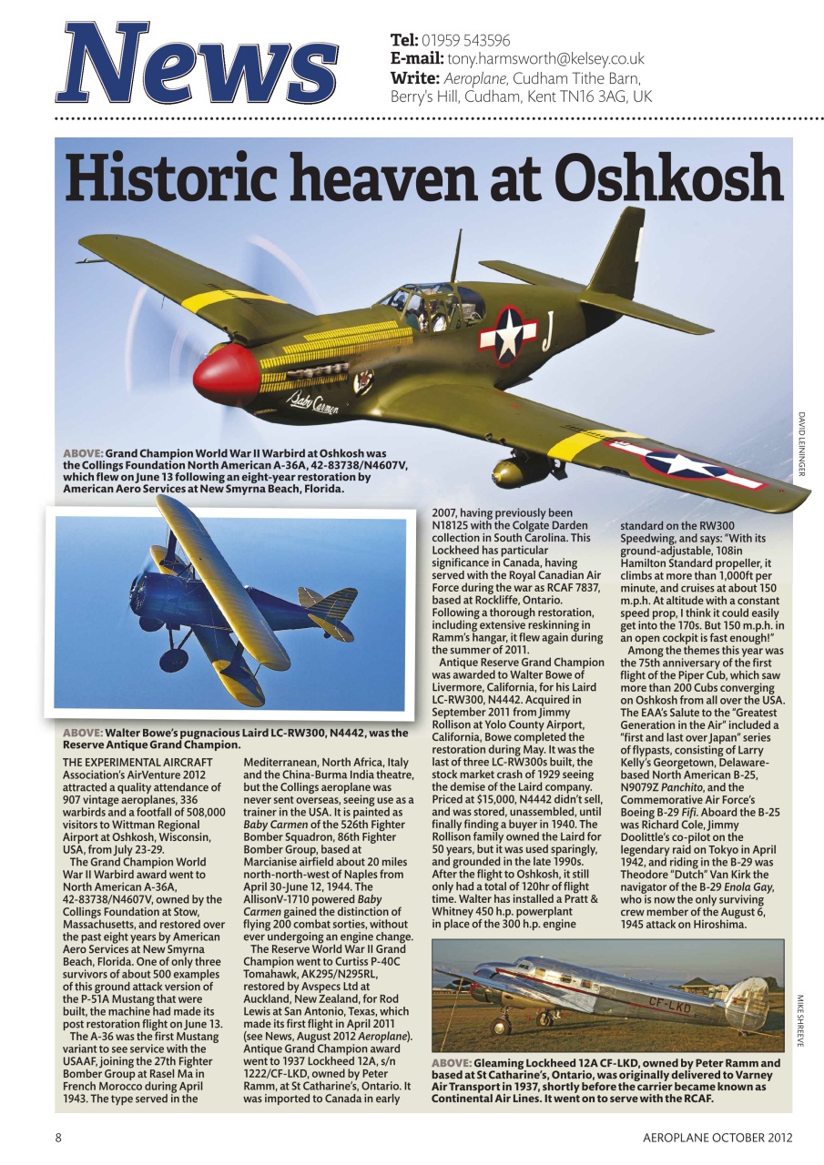 Aeroplane Preview Pages