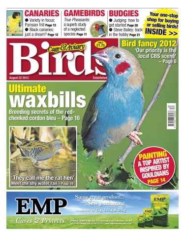 Cage & Aviary Birds issue Cage and Aviary August 22 2012