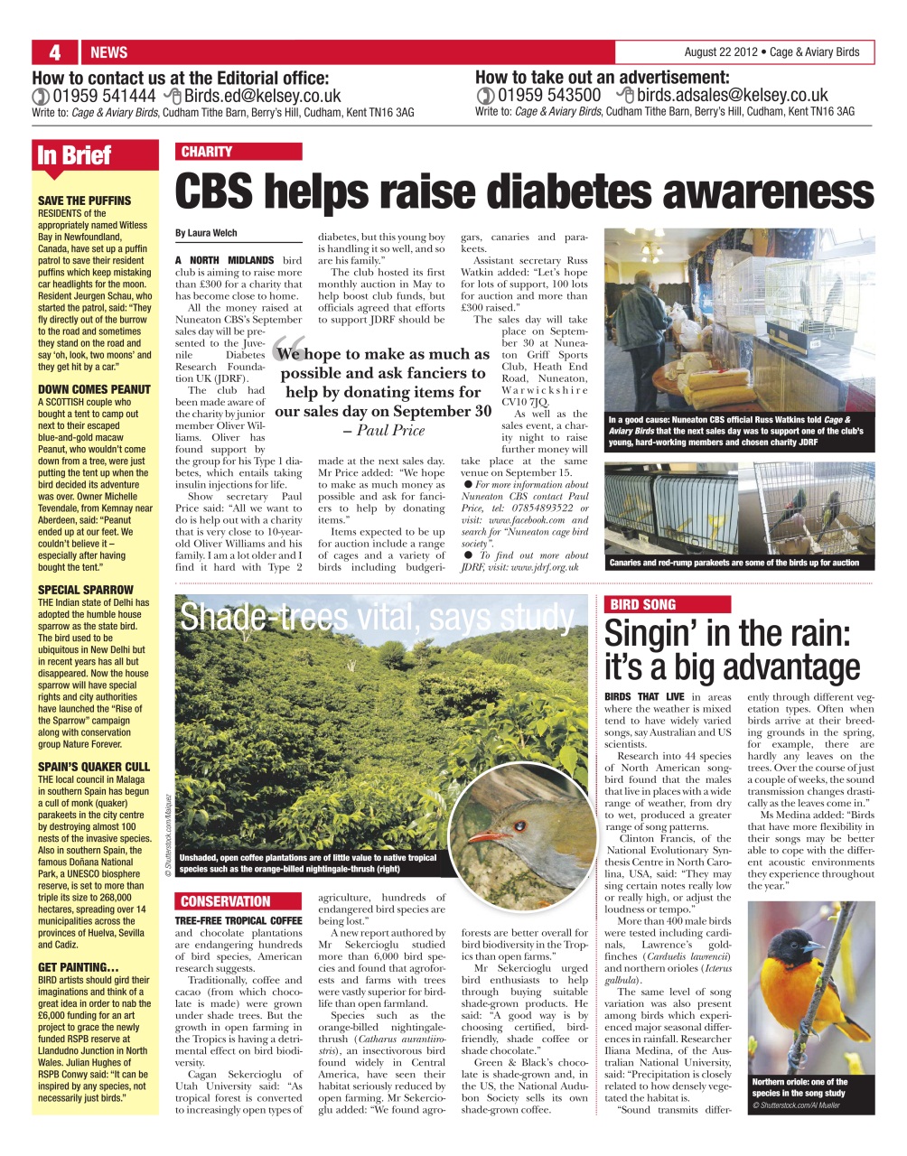 Cage & Aviary Birds Preview Pages