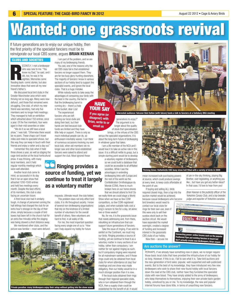 Cage & Aviary Birds Preview Pages